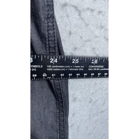 INC International Concepts Shirt Mens 2XL Gray Palm Leaf Button Front Casual - Picture 3 of 6